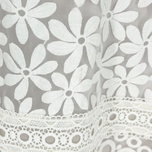 Ann Sui BHLDN Cleo Floral Lace Mini Dress - Picture 7 of 10